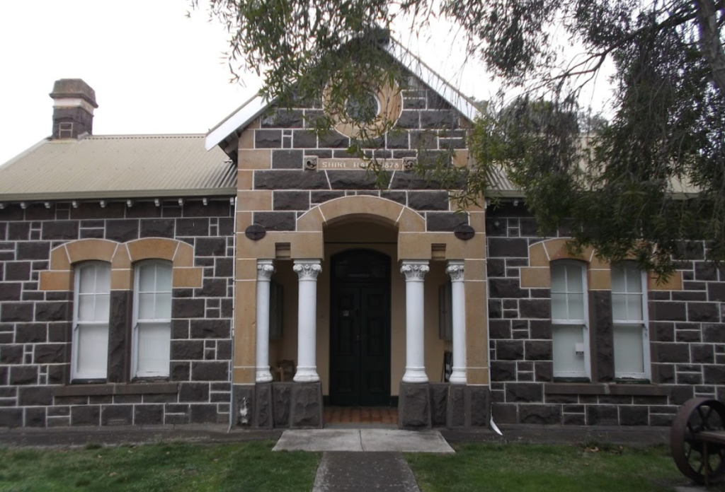 Old Meredith Shire hall - home of the Meredith History Interest group